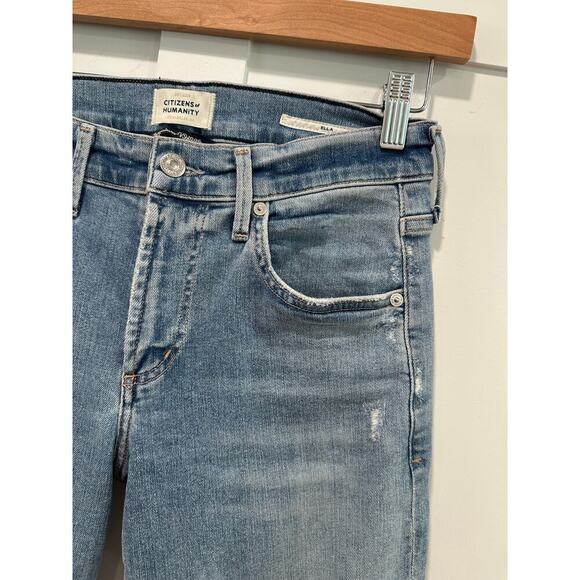 Citizens of Humanity Ella Mid Rise Crop Slim Jeans Size 25 - Picture 3 of 7